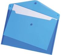 A4 Envelope Wallets - Blue - Pack of 5