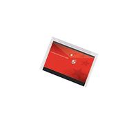 5 Star Envelope Wallet Polypropylene A4 Transparent Clear [Pack of 5]
