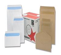 5 Star Envelopes Mediumweight Pocket Press Seal 90gsm Manilla 381x254mm [Pack of 250]