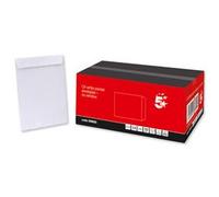 5 Star Envelopes Pocket Peel and Seal 100gsm White C4 [Pack 250]