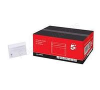 5 Star Envelopes Wallet Press Seal 80gsm White C6 [Pack of 1000]
