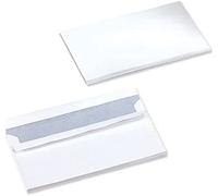5 Star Envelopes Wallet Press Seal 80gsm White DL [Pack of 1000]