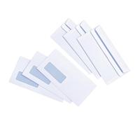 5 Star Envelopes Wallet Press Seal Window 90gsm DL 110x220mm White (Pack of 1000)