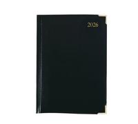 5 Star Executive Diary Day Per Page A5 Black 2026 KFEA51BK26