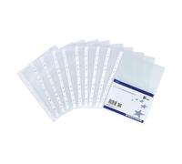 5 Star Expanding Punched Pocket + Flap Polypropylene Top-opening 160 Micron A4 (Pack of 10)