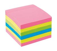 5 Star Office 940570 76 x 76 mm Extra Sticky Re-Move Note Pad - Multi-Colour (Pack of 6)
