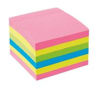 5 Star Extra Sticky Notes Repositionable 76x76mm Assorted Neon (Pack of 6) 940570
