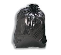 5 Star Facilities Bin Liners Recycled 110 Litre Capacity W450xD280xH950mm 17 Micron Black [Pack 200]