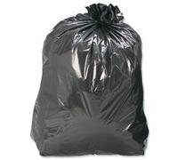 200 Heavy Compactor Duty Refuse Sacks Strong Rubbish Bags Bin Liners 95L Black