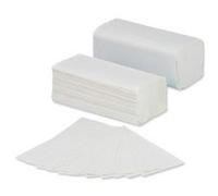 5 Star 250 x 230 mm 2-Ply V-Fold Hand Towel, White