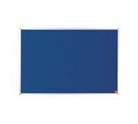 5 Star Felt Noticeboard with Wall Fixing Kit and Aluminium Trim 1200x900mm Blue 397794