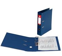 5 Star Office Lever Arch File A4 70mm Capacity Polypropylene Blue (Pack of 10)