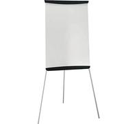 5 Star Flipchart Easel with W670xH990mm Board W700xD82xH1900mm Black Trim