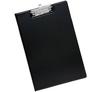 5 Star Fold-over Clipboard with Front Pocket Foolscap Black
