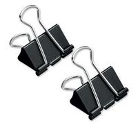 Apli 11950 Black Foldback Clips 32mm (Pack of 12)