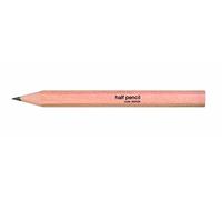 5 Star Half Pencil Wooden Half-length HB Plain Ref 28STK032 [Pack of 144]