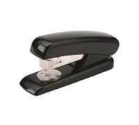 5 Star Half Strip Stapler Capacity 20 Sheets Plastic Top and Base Black 638841