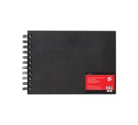 5 Star Hardback Spiral Sketchbook A4 Landscape 50 Sheets FS688029