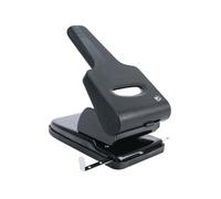 5 Star Heavy Duty 2 Hole Punch Metal with Plastic Base Capacity 65 Sheets Black 918583