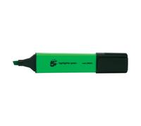 5 Star Highlighter Chisel Tip 1-5mm Line Green (Pack of 12) 296263