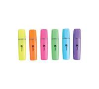 5 Star Highlighter Set Recycled Content Bright Assorted Pack 48