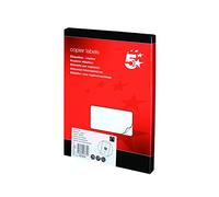 5 Star Labels Copier 10 per Sheet 105 x 57 mm White 1000 Labels