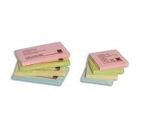 5 Star Large Sticky Notes Pastel Colours (12 Pack) 100 Sheets 76x127mm Sticky Pads Re-Move Notes Repositionable Pads Assorted Colours