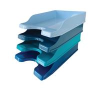 5 Star Letter Tray Cool Breeze (Pack of 4) FS676683