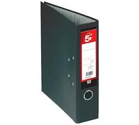 5 Star Lever Arch File 70mm Spine A4 Black [Pack of 10]