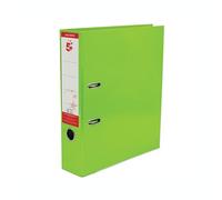 5 Star office Lever Arch File A4 Green (Pack of 10)