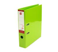 5 Star Lever Arch File Foolscap 70mm Spine Green (Pack of 10) 332926