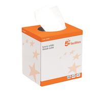5 Star Luxury Facial Tissues Cube 2-Ply 70 Sheets White (Pack of 24)