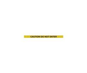 5 Star Magnetic Back/End Barrier Black Do Not Enter Yellow/Black 10.6m