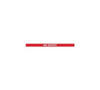 5 Star Magnetic Back/End Barrier Black No Entry Red/White 3m
