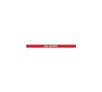 5 Star Magnetic Back/End Barrier Yellow No Entry Red/White 3m