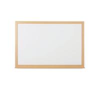 5 Star Magnetic Whiteboard Wood Frame Lacquered Steel 1200x900mm