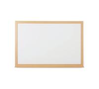5 Star Magnetic Drywipe Whiteboard Wood Frame 1800x1200mm FS669114