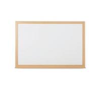 5 Star Magnetic Whiteboard Wood Frame Lacquered Steel 1200x900mm