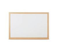 5 Star Magnetic Whiteboard Wood Frame Lacquered Steel 1800x1200mm