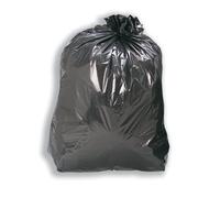 5 Star Medium/Heavy Duty Bin Liners 110 Litre Capacity Black (Pack of 200) 465144