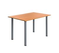 5 Star Modara Rectangular Meeting Table 1200x800x730mm Beech KF800235