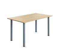 5 Star Modara Rectangular Meeting Table 1400x800x730mm Oak KF800259
