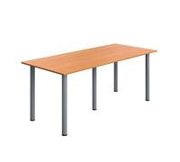 5 Star Modara Rectangular Meeting Table 1800x800x730mm Beech KF800238