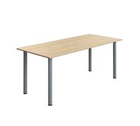 5 Star Modara Rectangular Meeting Table 1800x800x730mm Oak KF800261