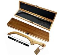 5 star moon Bread Bow Saw for Homemade Bread with Wooden Box- 16" Wooden Bread Bow Bow Saw, Sourdough Bread & Bagel Cutter - Serrated Fiddle Bow Bread Slicer for Easy Cutting, Premium Stainless Steel