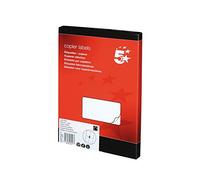 5 Star Multifunction labels 4per Sheet 105x148mm [ 400 Labels]