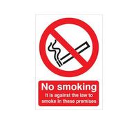 5 Star No Smoking It Is Against The Law To Smoke A4 VSB003SAVA4