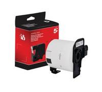 Five Star Non-OEM Replacement for Brother DK-11202 Black on White 62mm x 100mm 300/Roll FS672735