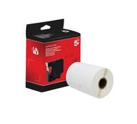 Five Star Non-OEM Replacement for Dymo S0904980 Black on White 104mm x 159mm 220/Roll FS671442