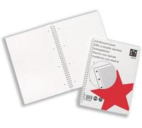 5 Star Notebook Wirebound 70gsm Ruled and Margin Perforated 100 Pages A4 [Pack 10] [per Pack: 10]